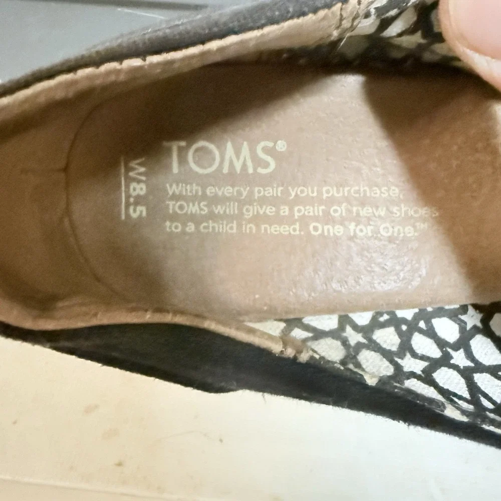 Toms Michelle Espadrille‎ Wedge Heel, Size 8.5